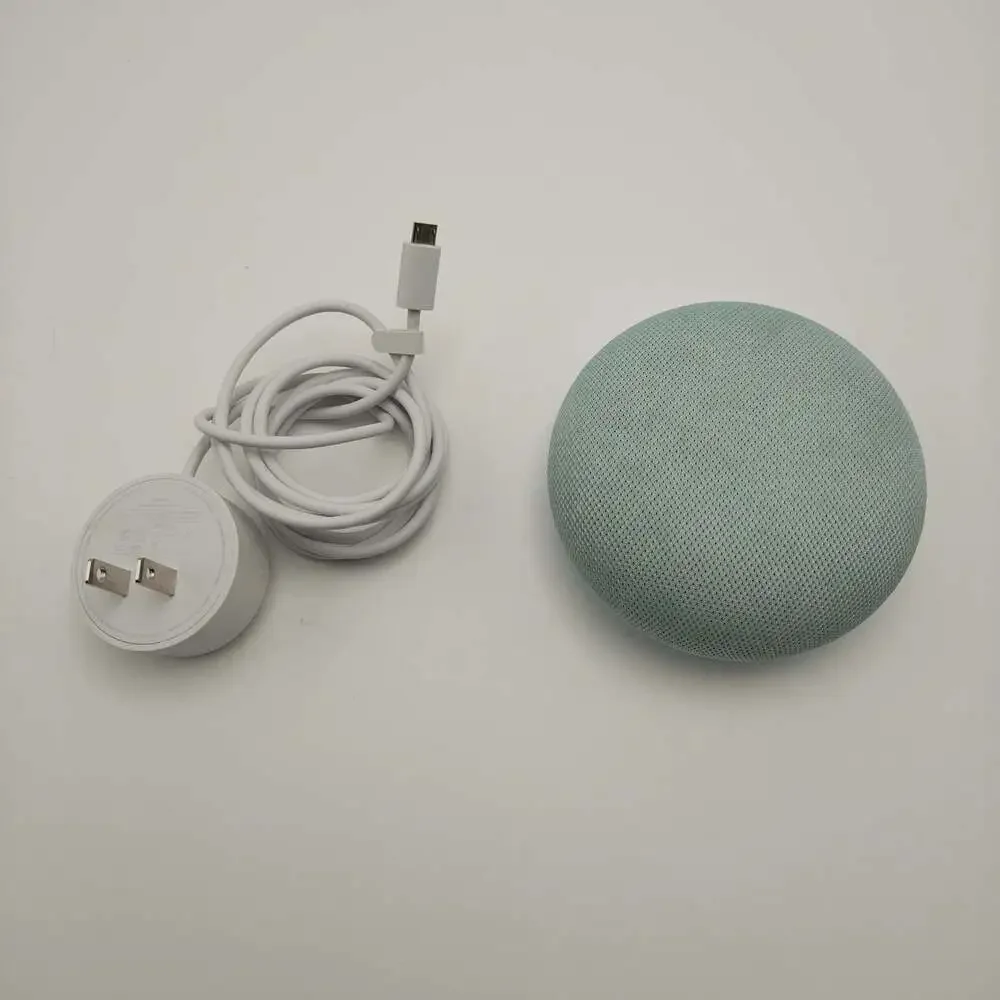 Google Nest Mini 1st Generation Smart Speaker Model H0A with Power Adapter
